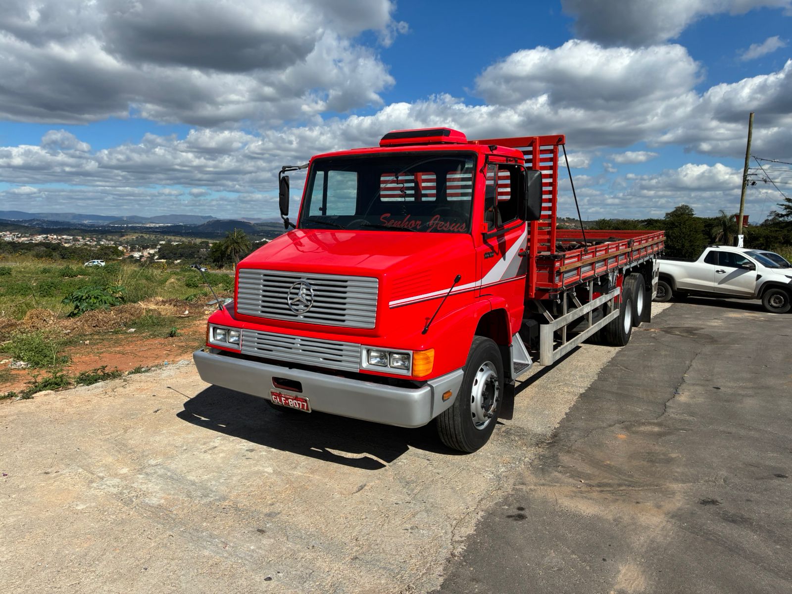 MERCEDES-BENZ L-1618 3-Eixos 2p (diesel) 1992 Vermelho, 830.000 km, R$ 235.000 - CONTAGEM