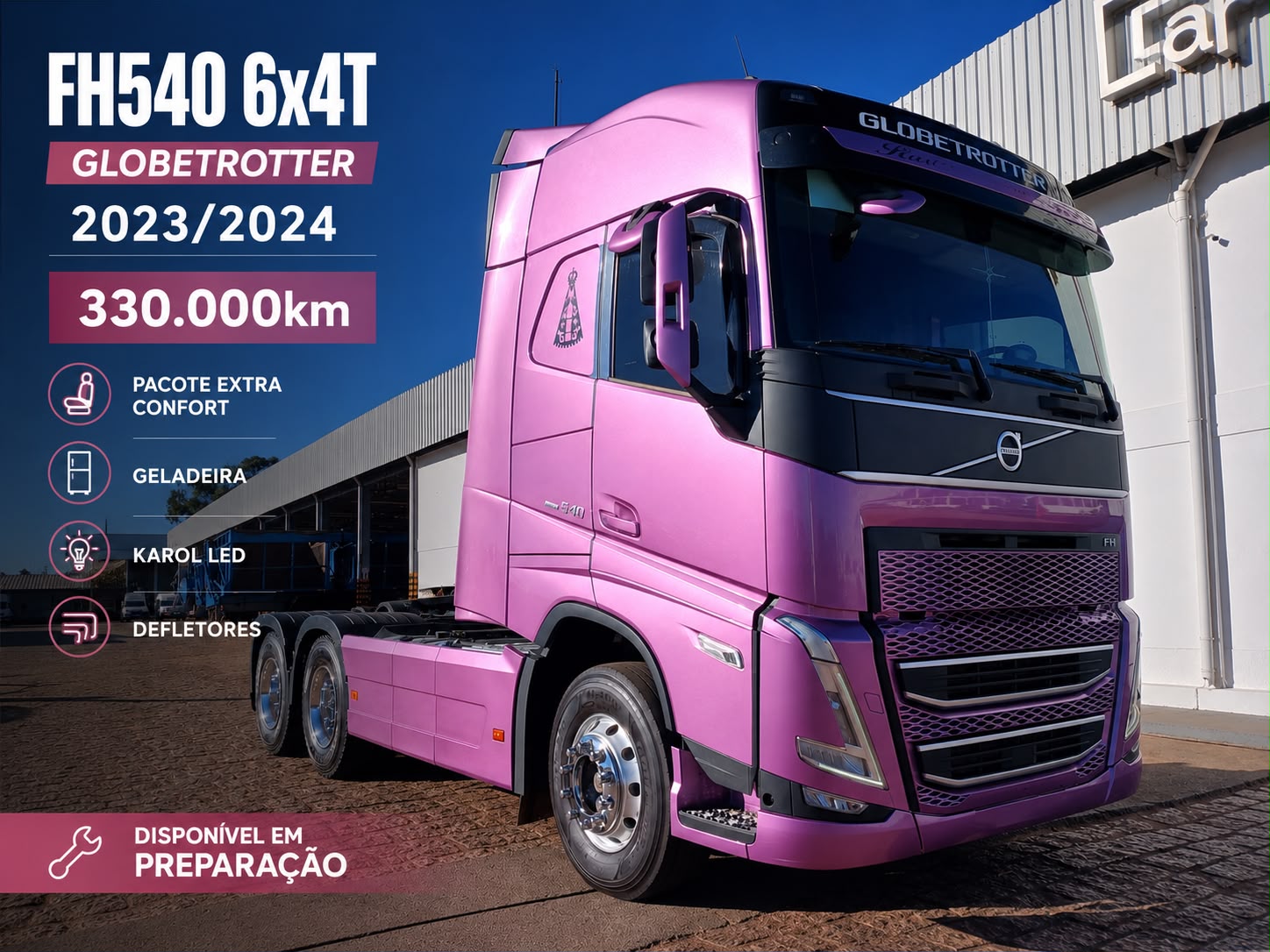 VOLVO FH-540 GLOBETROTTER XL 6X4 (diesel) (E6)